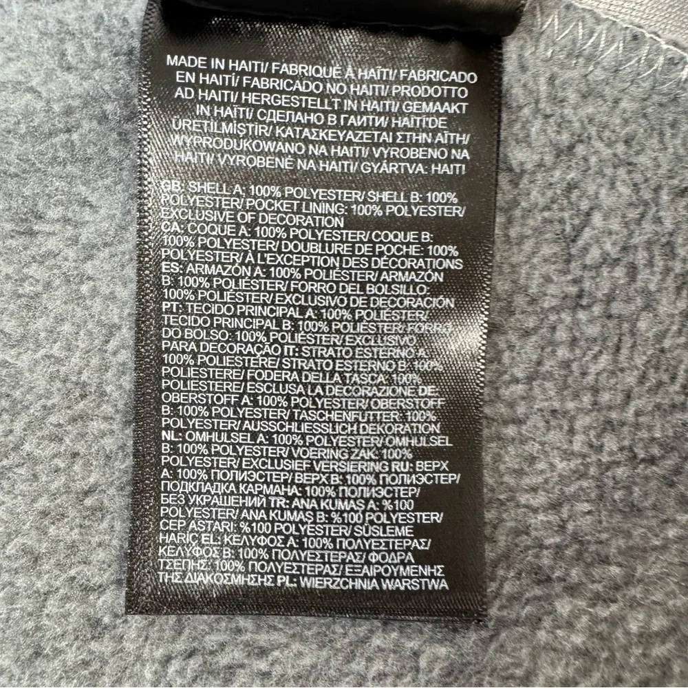 The North Face Men's Size XL Grey Front Range‎ Fleece Jacket